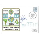 Football Joe Jordan signed FDC World Cup Finals Argentina 1978 Historical Football occasions Special
