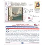 Olympic commemorative FDC 1996 Olympic Games British Medal Winners collection signed by John