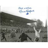 Football Ronnie Radford 6x8 signed b/w photo pictured after scoring his iconic goal for Hereford