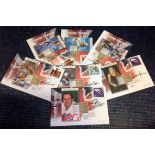 Olympic Medal Winner collection includes 7 FDC Pm Stratford London E15 signed by Dame Kelly