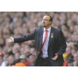 Football Rafael Benítez 8x12 signed colour photo. Rafael Benítez Maudes, born 16 April 1960 is a