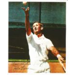 Tennis Rod Laver Signed Tennis 8x10 Photo. Good Condition. All signed pieces come with a Certificate