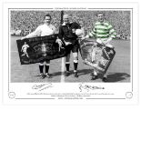 Autographed 16 x 12 Limited Edition print, BILLY McNEILL & DAVE MACKAY, superbly designed and