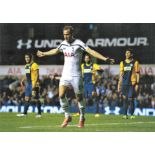 Football Harry Kane 16x12 signed colour photo pictured playing for Spurs. Harry Edward Kane, born 28