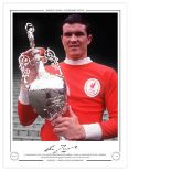 Autographed 16 x 12 Limited Edition print, RON YEATS, superbly designed and limited to 75 this print