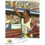 Athletics Daley Thompson Signed Autographed Editions Athletics 8x10 Photo. Good Condition. All
