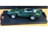 Motor Racing Model Vanwall F. 1 G. P Great Britain 1957 1. 43 scale model signed on the box by