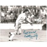 Football Pat Jennings Signed Northern Ireland 8x10 Photo. Good Condition. All signed pieces come