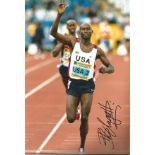 Athletics Bernard Lagat Signed Usa Athletics 8x12 Photo. Good Condition. All signed pieces come with