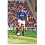 Football Brian Laudrup 6x4 signed colour photo picture in action for Rangers. Brian Laudrup, born 22
