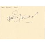 Football Jimmy Greaves 6x4 signed album page. James Peter Greaves, born 20 February 1940 is a former
