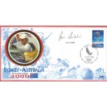 Olympic commemorative FDC Sydney Australia sporting glory 2000 signed by Ben Ainslie Sailing Laser