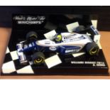 Motor Racing Model Ayrton Senna Williams Renault FW16 Formula One 1. 43 scale model. Good Condition.