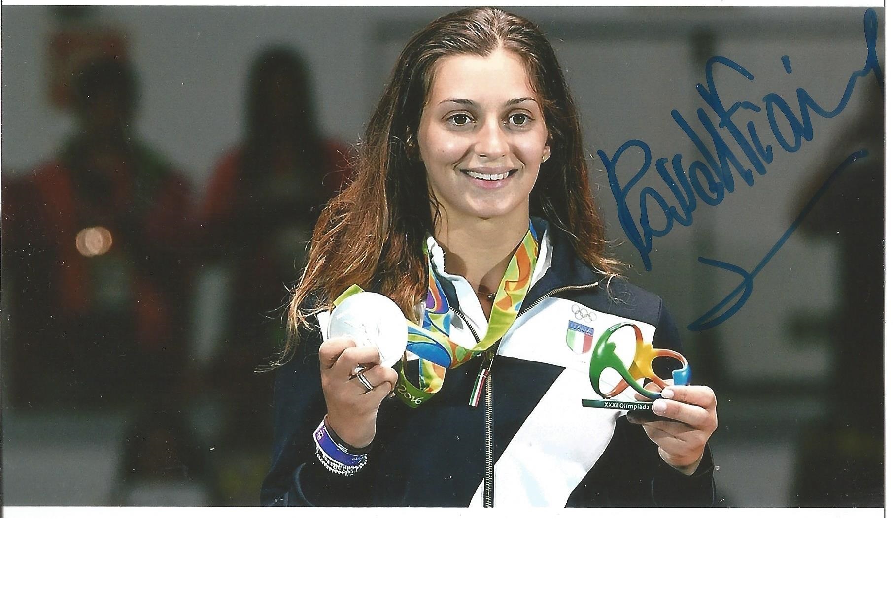 Rosella Flamingo 6x4 signed colour photo Olympic Gold medallist in Epee Fencing for Italy at the