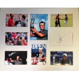 Golf Francesco Molinari 16x20 mounted signature piece pictured winning the 2018 Open Championship.
