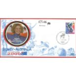 Olympic Commemorative FDC Sydney Australia sporting glory 2000 signed by Kate Allenby modern