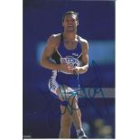 Erki Nool 6x4 signed colour photo Olympic Gold medallist in the Decathlon for Estonia at the 2000
