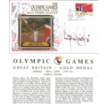 Olympic commemorative FDC The Olympic Games Barcelona 1992 medal winners collection signed by