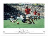 Autographed 16 x 12 Limited Edition print, COLIN BELL, superbly designed and limited to 75 this