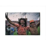 Football Ruud Gullit signed 12x16 overall mounted colour photo. Ruud Gullit, OON, born Rudi Dil; 1