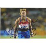 Mariya Abakumova 6x4 signed colour photo Olympic Silver medallist in the Javelin at the 2008 Beijing
