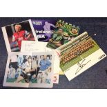 Rugby collection includes Ireland v USA world cup programme and six signature pieces including Billy
