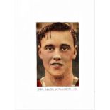 Busby Babes Football legends Eddie Colman 7x4 signed colour magazine page, Edward Colman, 1 November