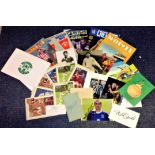 Football collection approx 30 signature pieces including signed programmes, PHQ cards and