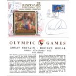 Olympic commemorative FDC The Olympic Games Barcelona 1992 medal winners collection signed by