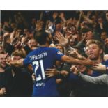 Football Davide Zappacosta Signed Chelsea 8x10 Photo. Good Condition. All signed pieces come with