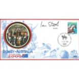 Olympic commemorative FDC Sydney Australia sporting glory 2000 signed by Ian Stark Equestrian 3