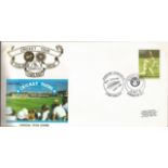 Cricket Tour FDC The Oval Cricket Tours 1990 official TCCB cover double PM New Zealand tour 1990