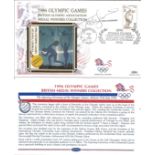 Olympic commemorative FDC 1996 Olympic Games British Medal Winners collection signed by Tessa