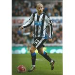 Football Jonjo Shelvey Signed Newcastle United 8x12 Photo. Good Condition. All signed pieces come