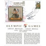 Olympic commemorative FDC The Olympic Games Barcelona 1992 medal winners collection signed by