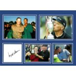 Golf Mark O'Meara 16x12 mounted signature piece of the two time major winner and former world number