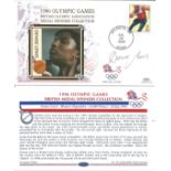 Olympic commemorative FDC 1996 Olympic Games British Medal Winners collection signed by Denise Lewis