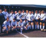 Autographed 16 x 12 photo, DERBY COUNTY 1975, a superb image depicting players and coaching staff