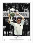 Autographed 16 x 12 Limited Edition print, DAVE MACKAY, superbly designed and limited to 75 this