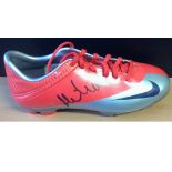 Football Michael Owen signed Nike football boot. Michael James Owen, born 14 December 1979 is an
