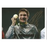 Thomas Rohler 6x4 signed colour photo Olympic Gold medallist in the Javelin for Germany in 2016