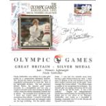 Olympic commemorative FDC The Olympic Games Barcelona 1992 medal winners collection signed by Nicola