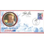 Olympic commemorative FDC Sydney Australia sporting glory 2000 signed by Stephanie Cook modern