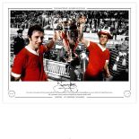 Autographed 16 x 12 Limited Edition print, JIMMY CASE, superbly designed and limited to 75 this