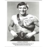 Boxing John H Stracey Signed Boxing 8x10 Photo. Good Condition. All signed pieces come with a