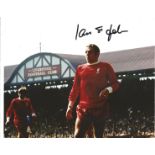 Football Ian St John 10x8 signed colour photo pictured in action for Liverpool. Ian St John, born