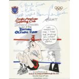 Boxing Harry Carpenter 10x8 signed boxing dinner charity signature piece dedicated. Harry Leonard