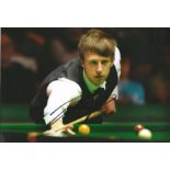 Snooker Judd Trump Signed Snooker 8x12 Photo. Good Condition. All signed pieces come with a