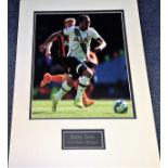 Football Harry Kane 21x15 approx mounted signed colour photo pictured in action for Spurs. Harry