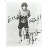Boxing Ray Boom Boom Mancini 10x8 signed b/w photo. Raymond Michael Mancini, born March 4, 1961,